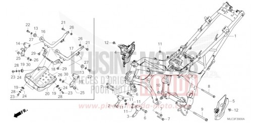 CARROSSERIE DE CHASSIS XL750T de 2026